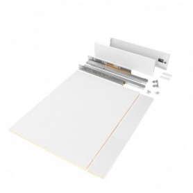 Comprar Kit de cajón para cocina o baño Vertex de altura 93 mm con tableros incluidos. 900 Pintado blanco Varios al Mejor Precio