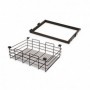 Comprar Kit de Cesta de alambre y bastidor de guías regulable módulo de 600 mm Acero y Aluminio color moka al Mejor Precio