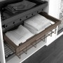 Comprar Kit de Cesta de alambre y bastidor de guías regulable módulo de 900 mm Acero y Aluminio color moka al Mejor Precio
