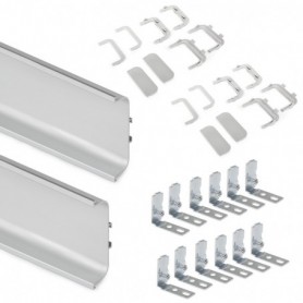 Comprar Kit de perfil Gola central para muebles de cocina Anodizado mate Aluminio al Mejor Precio