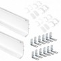 Comprar Kit de perfil Gola central para muebles de cocina Pintado blanco Aluminio al Mejor Precio