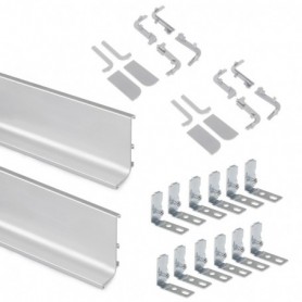 Comprar Kit de perfil Gola superior para muebles de cocina Anodizado mate Aluminio al Mejor Precio