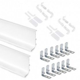 Comprar Kit de perfil Gola superior para muebles de cocina Pintado blanco Aluminio al Mejor Precio