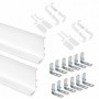 Comprar Kit de perfil Gola superior para muebles de cocina Pintado blanco Aluminio al Mejor Precio