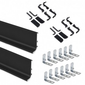 Comprar Kit de perfil Gola superior para muebles de cocina Pintado negro Aluminio al Mejor Precio
