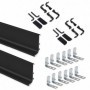 Comprar Kit de perfil Gola superior para muebles de cocina Pintado negro Aluminio al Mejor Precio