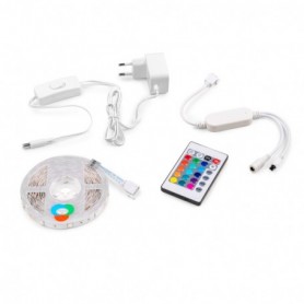 Comprar Kit de tira LED RGB Octans con control remoto y control WIFI mediante APP (12V DC) 5 m Plástico al Mejor Precio