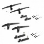Comprar Kit Zero de soportes para estantes de madera y módulo Pintado negro texturizado Zamak y Plástico al Mejor Precio