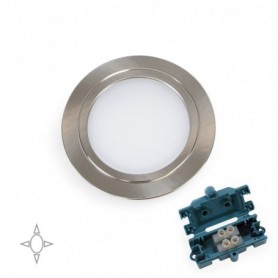 Comprar Luminaria LED Mizar para empotrar en muebles sin necesidad de convertidor (AC 230V 50Hz) 66 Níquel satinado al Mejor Pre