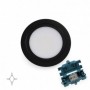 Comprar Luminaria LED Mizar para empotrar en muebles sin necesidad de convertidor (AC 230V 50Hz) 66 Pintado negro al Mejor Preci
