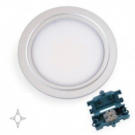 Comprar Luminaria LED Mizar para empotrar en muebles sin necesidad de convertidor (AC 230V 50Hz) 84 Pintado aluminio al Mejor Pr