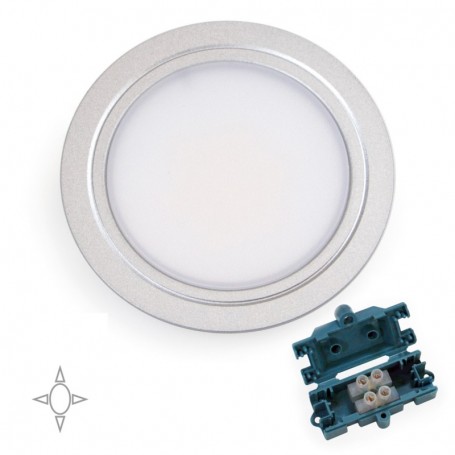 Comprar Luminaria LED Mizar para empotrar en muebles sin necesidad de convertidor (AC 230V 50Hz) 84 Pintado aluminio al Mejor Pr