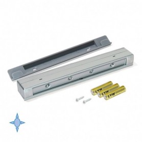 Comprar Luz LED a pilas para interior cajones Drawled con sensor vibración y luz fría 06 W Pintado aluminio Plástico al Mejor Pr