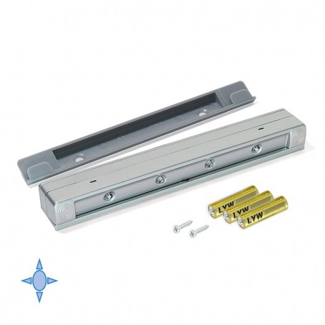 Comprar Luz LED a pilas para interior cajones Drawled con sensor vibración y luz fría 06 W Pintado aluminio Plástico al Mejor Pr