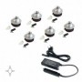 Comprar Luz LED D. 33 mm orientable convertidor 15 W Luz blanca natural Aluminio Anodizado mate 6 ud. al Mejor Precio