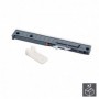 Comprar Mecanismo de cierre suave para cajón con guías de ruedas 350-800 mm Plástico Gris al Mejor Precio