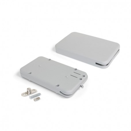 Comprar Mecanismo para puertas abatibles Miniwinch con tapa 10 Kg Plástico gris Acero y Plástico al Mejor Precio