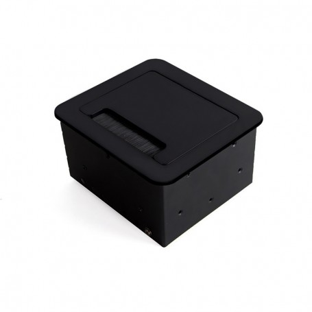 Comprar Multiconector Atom 14 para escritorio EU Pintado negro Acero y Plástico y Aluminio al Mejor Precio