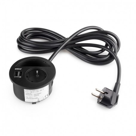 Comprar Multiconector Circle 80 Pintado negro Plástico al Mejor Precio