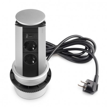 Comprar Multiconector Port USB Anodizado mate Plástico y Aluminio al Mejor Precio