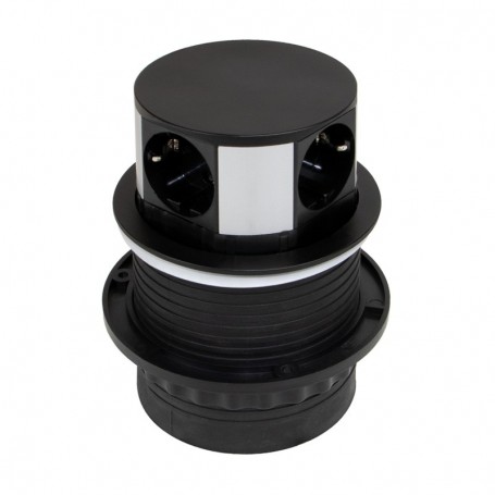 Comprar Multiconector Vertikal Push 100 Pintado negro Acero y Plástico al Mejor Precio
