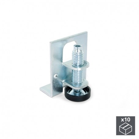 Comprar Nivelador para mueble regulación interior M10 altura 46 mm Acero y plástico 10 ud. al Mejor Precio