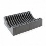 Comprar Organizador de platos para muebles con capacidad para 13 platos. Plástico gris antracita Plástico al Mejor Precio