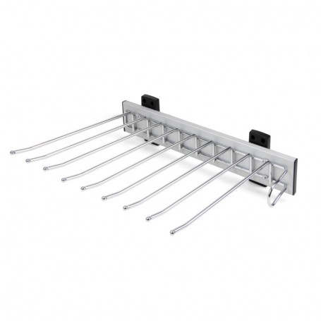 Comprar Pantalonero Self de montaje lateral para armario Mano derecha Cromado Acero y Plástico y Aluminio al Mejor Precio