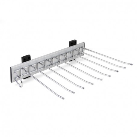 Comprar Pantalonero Self de montaje lateral para armario Mano izquierda Cromado Acero y Plástico y Aluminio al Mejor Precio