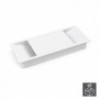 Comprar Pasacables mesa rectangular 152 x 61 mm para encastrar Plástico Blanco 5 ud. al Mejor Precio