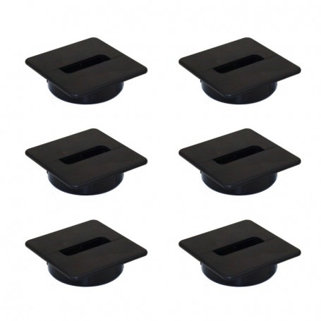 Comprar Pasacables Plastwin para mesa Plástico negro Plástico al Mejor Precio