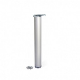Comprar Pata regulable para mesa D. 80 mm de aluminio Ø 80 Anodizado mate Aluminio al Mejor Precio