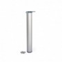 Comprar Pata regulable para mesa D. 80 mm de aluminio Ø 80 Anodizado mate Aluminio al Mejor Precio