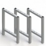 Comprar Patas laterales para banco de vestuario aluminio anodizado mate 3 ud. al Mejor Precio