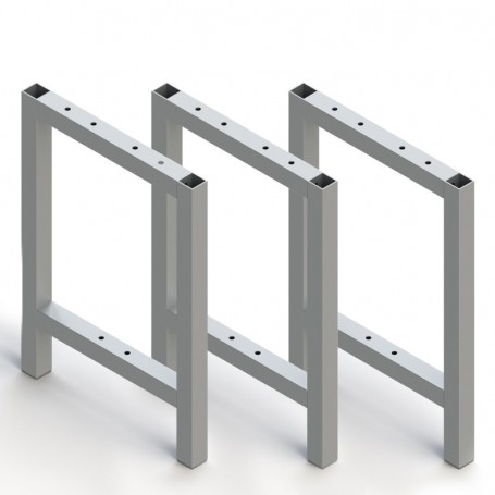 Comprar Patas laterales para banco de vestuario aluminio anodizado mate 3 ud. al Mejor Precio