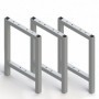 Comprar Patas laterales para banco de vestuario aluminio anodizado mate 3 ud. al Mejor Precio