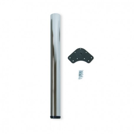 Comprar Patas para mesa D. 80 mm de acero Ø 80 Níquel satinado Acero 3048251 al Mejor Precio