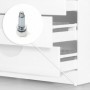 Comprar Pie nivelador para mueble base hexagonal M6 regulación 18 mm Acero y plástico 20 ud. al Mejor Precio