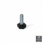 Comprar Pie nivelador para mueble base hexagonal M8 altura 38 mm Acero y plástico 20 ud. al Mejor Precio
