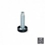 Comprar Pie nivelador para mueble regulación interior M10 D. 23 mm altura 46 mm Acero y plástico 20 ud. al Mejor Precio