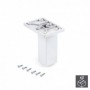 Comprar Pie para mueble central regulable 100 - 110 mm Plástico Blanco 2 ud. al Mejor Precio