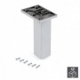 Comprar Pie para mueble central regulable 140 - 150 mm Plástico Cromado 2 ud. al Mejor Precio