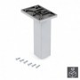 Comprar Pie para mueble central regulable 140 - 150 mm Plástico Cromado 2 ud. al Mejor Precio