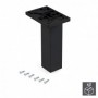Comprar Pie para mueble central regulable 140 - 150 mm Plástico Negro 2 ud. al Mejor Precio