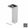 Comprar Pie para mueble esquina regulable 140 - 150 mm Plástico Cromado 4 ud. al Mejor Precio