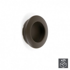 Comprar Pomo para mueble D. 41 mm Zamak color moka 25 ud. al Mejor Precio