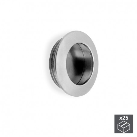 Comprar Pomo para mueble D. 41 mm Zamak Níquel satinado 25 ud. al Mejor Precio