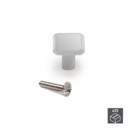 Comprar Pomo para mueble Zamak Cromado 25 ud. al Mejor Precio