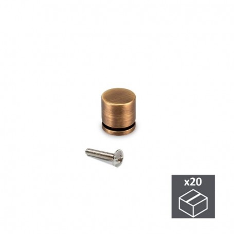 Comprar Pomo para mueble Zamak Oro viejo 20 ud. al Mejor Precio