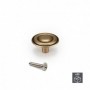 Comprar Pomo para mueble Zamak Oro viejo 25 ud. al Mejor Precio
